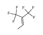 1,1,1-trifluoro-2-trifluoromethyl-2-butene结构式
