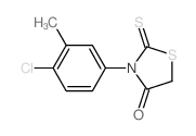 Rhodanine, 3-(4-chloro-m-tolyl)- Structure