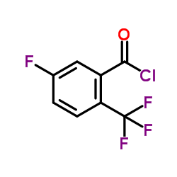 5-Fluoro-2-(trifluoromethyl)benzoyl chloride structure