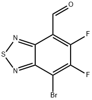 7-溴-4-醛基苯并[C][1,2,5]噻二唑-2氟结构式