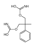 (3-carbamoyloxy-2-methyl-2-phenylpropyl) carbamate结构式