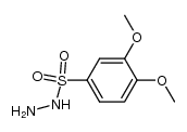 [(3,4-dimethoxyphenyl)sulfonyl]hydrazide结构式