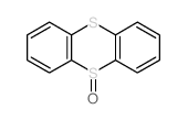 噻蒽5-氧化物结构式