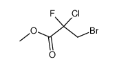 methyl 3-bromo-2-fluoro-2-chloropropanoate Structure