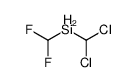 dichloromethyl(difluoromethyl)silane结构式