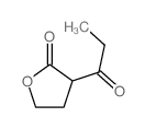 2(3H)-Furanone, dihydro-3-(1-oxopropyl)-结构式