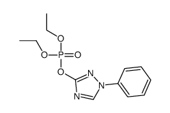 diethyl (1-phenyl-1,2,4-triazol-3-yl) phosphate Structure