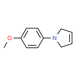 1H-Pyrrole,2,5-dihydro-1-(4-methoxyphenyl)-(9CI)结构式
