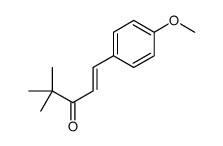 1-(4-Methoxyphenyl)-4,4-dimethyl-1-penten-3-one结构式