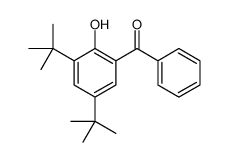 (3,5-ditert-butyl-2-hydroxyphenyl)-phenylmethanone结构式