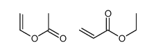 丙烯酸乙酯、醋酸乙烯酯的聚合物结构式