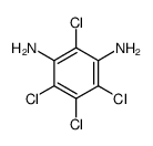 2,4,5,6-tetrachlorobenzene-1,3-diamine结构式