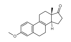 (+/-)-3-methoxyestra-1,3,5(10),8-tetraen-17-one Structure