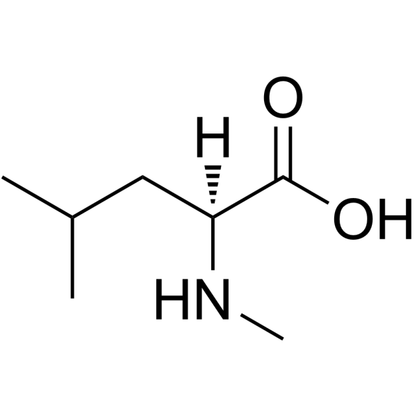 N-Methyl-L-leucine Structure