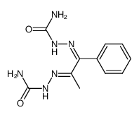 methyl-phenylglyoxal disemicarbazone Structure