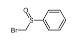 bromomethyl phenyl sulfoxide Structure