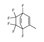 1,4,7,7,8,8-Hexafluor-2-methylbicyclo(2,2,2)octa-2,5-dien结构式