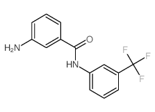 3-AMINO-N-(3-TRIFLUOROMETHYL-PHENYL)-BENZAMIDE结构式
