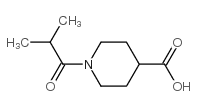 1-异丁基-4-哌啶羧酸结构式