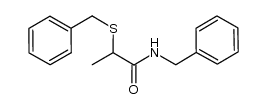 N-4'-methylphenyl-2-(benzylthio)propanamide结构式