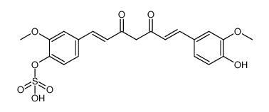 硫酸姜黄素结构式