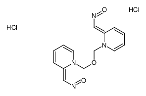 oxo-[(E)-[1-[[(2E)-2-(oxoazaniumylmethylidene)pyridin-1-yl]methoxymethyl]pyridin-2-ylidene]methyl]azanium,dichloride Structure