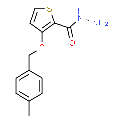 3-[(4-Methylbenzyl)oxy]-2-thiophenecarbohydrazide Structure