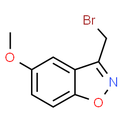 3-(Bromomethyl)-5-methoxy-1,2-benzoxazole Structure