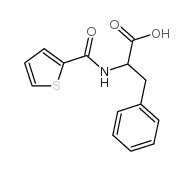 3-苯基-2-[(噻吩-2-羰基)-氨基]-丙酸结构式