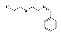 2-[2-(benzylideneamino)ethylsulfanyl]ethanol结构式