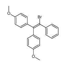 1-[2-bromo-1-(4-methoxyphenyl)-2-phenylethenyl]-4-methoxybenzene Structure