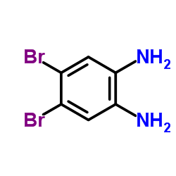 4,5-Dibromo-1,2-phenylenediamine Structure