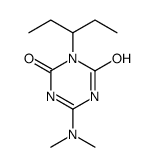 6-(dimethylamino)-3-pentan-3-yl-1H-1,3,5-triazine-2,4-dione Structure