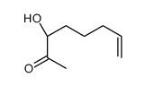 7-Octen-2-one, 3-hydroxy-, (3R)- (9CI)结构式