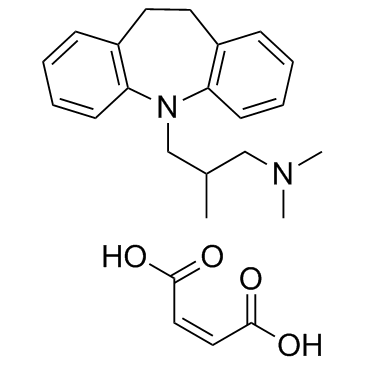 马来酸三甲丙咪嗪结构式