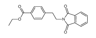 ethyl 4-(2-phthalimidoethyl)benzoate结构式