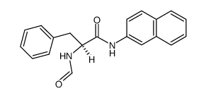 (S)-2-formamido-N-(naphthalen-2-yl)-3-phenylpropanamide结构式