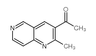 3-乙酰基-2-甲基-1,6-萘啶结构式