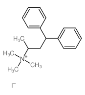 4,4-diphenylbutan-2-yl(trimethyl)azanium,iodide Structure