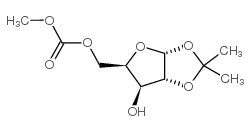 5-O-羰基甲氧基-1,2-o-异亚丙基-d-呋喃木糖结构式