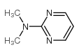 2-PYRIMIDINAMINE, N,N-DIMETHYL- Structure