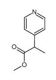 methyl 2-(pyridin-4-yl)propanoate结构式