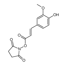 ferulic acid N-hydroxysuccinimidyl ester结构式