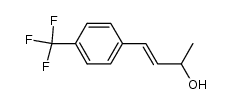 (E)-4-(4-(trifluoromethyl)phenyl)-3-buten-2-ol结构式