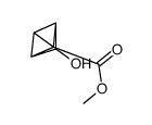 Tricyclo[2.1.0.02,5]pentane-1-carboxylic acid, 3-hydroxy-, methyl ester,结构式
