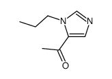 5-乙酰基-1-丙基咪唑结构式