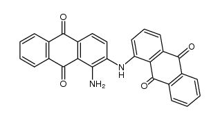 1'-amino-1,2'-imino-di-anthraquinone结构式