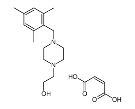 2-[4-(2,4,6-Trimethyl-benzyl)-piperazin-1-yl]-ethanol; compound with (Z)-but-2-enedioic acid结构式
