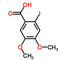 4,5-DiMethoxy-2-iodobenzoic acid structure