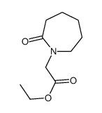 ETHYL (2-OXOAZEPAN-1-YL)ACETATE Structure